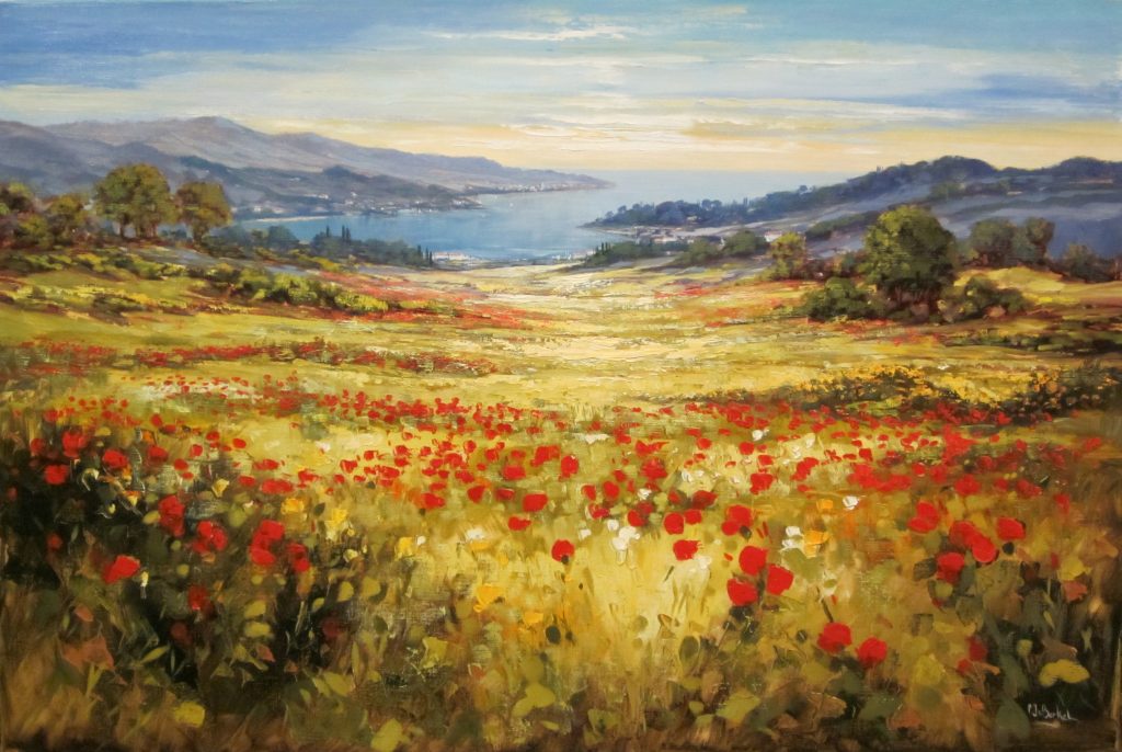 Oil painting from trunk show
