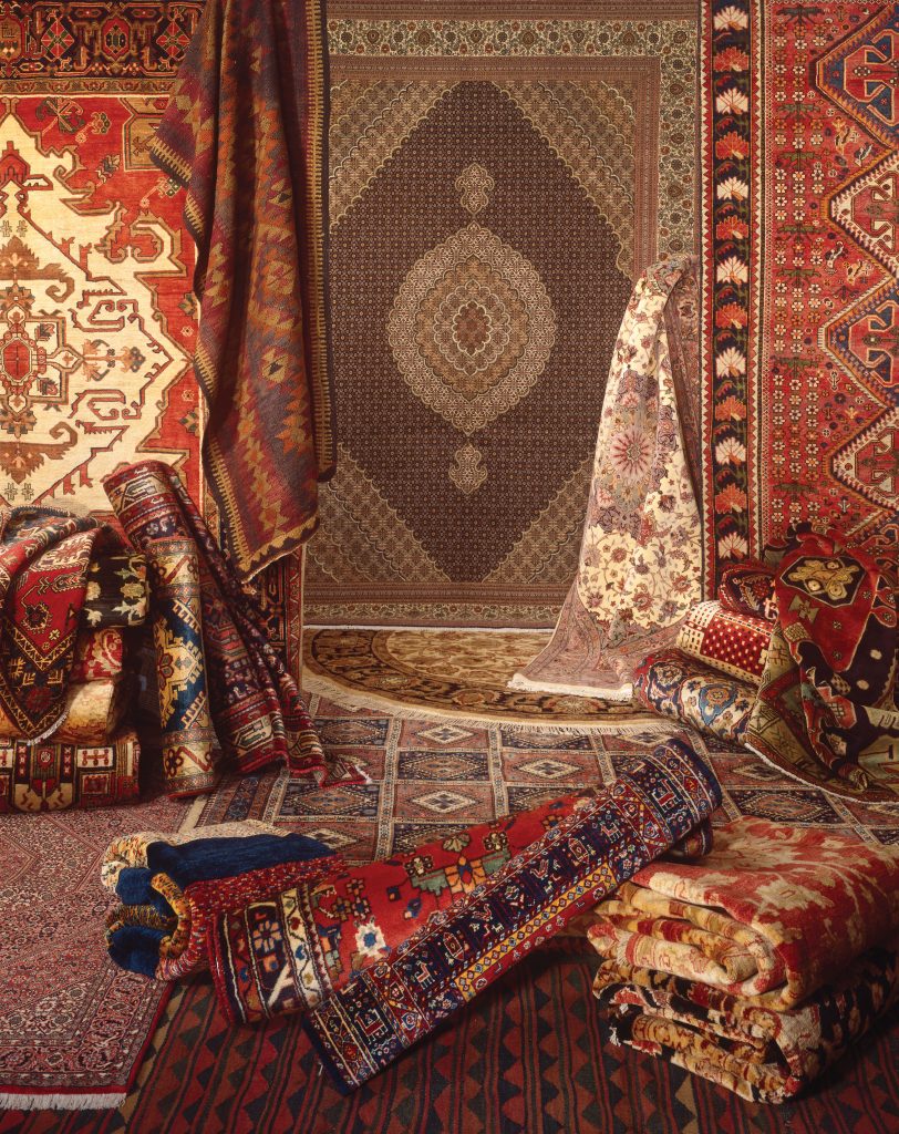Hand-knotted oriental rugs