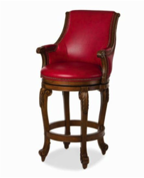 red Eaton Barstool